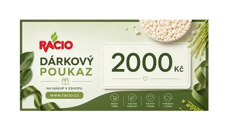 Poukaz Racio na  2 000 Kč