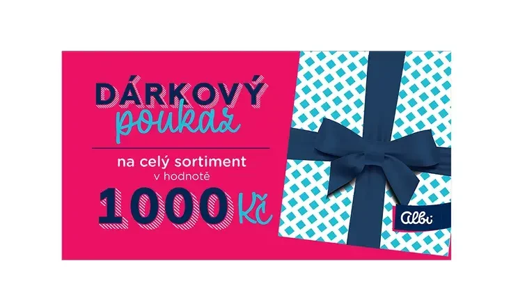 Poukaz Albi  na 1 000 Kč