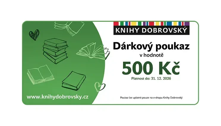 Poukaz Knihy Dobrovský na 500 Kč